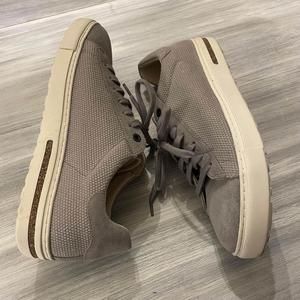 Birkenstock suede and knit sneakers